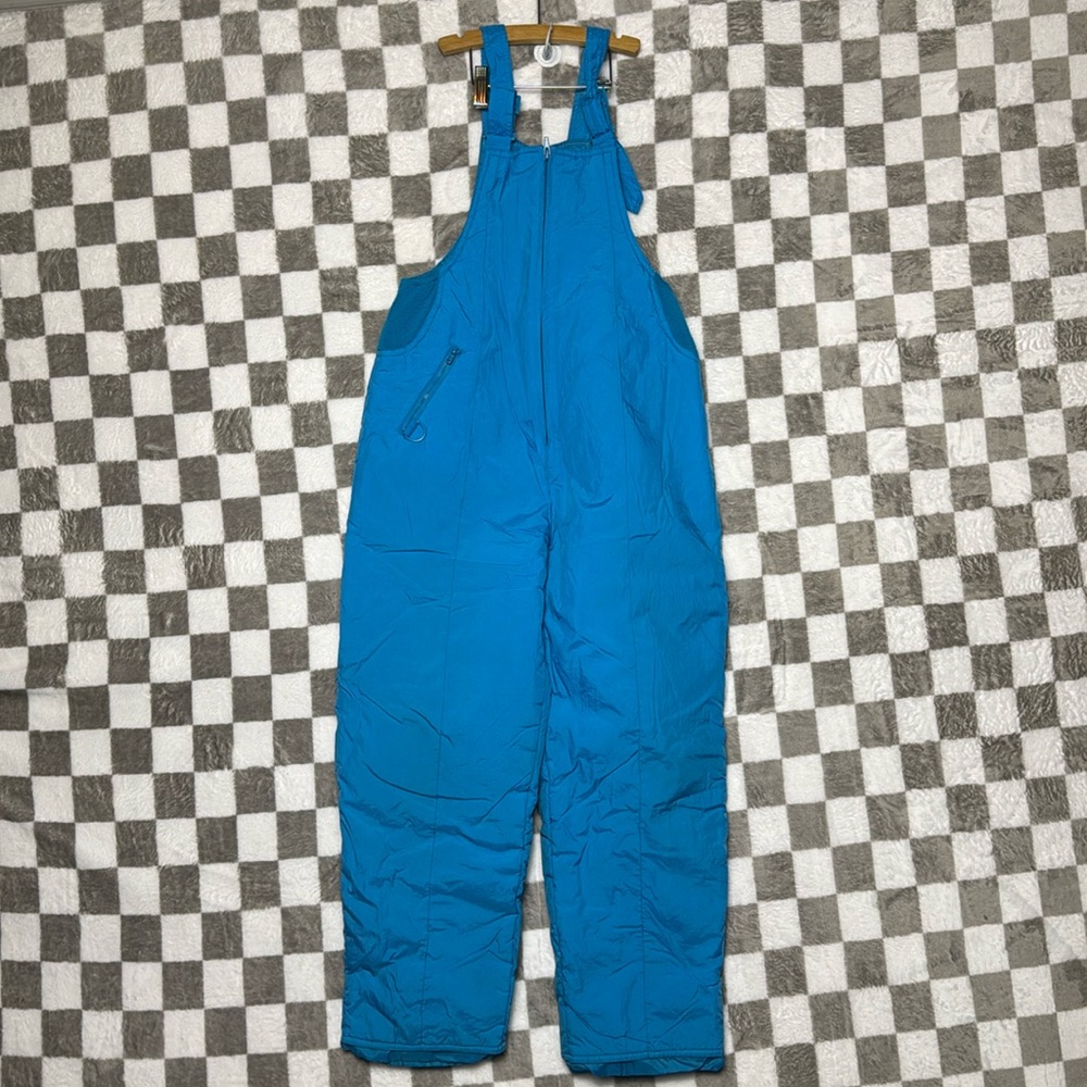 Snow pants overalls blue bibs 14 New Moves Sport
